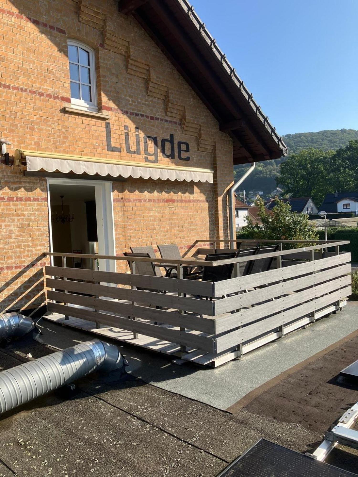 Ferienwohnung Im Bahnhof Luegde Exteriér fotografie